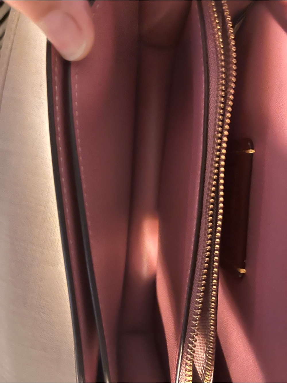 NWOT Coach, The Tabby bag 20, leather, in peony. - Picture 9 of 10